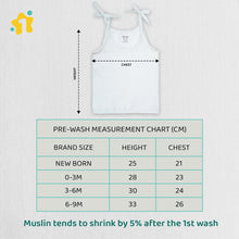 1st Step 100% Soft Muslin Cotton Up Knot Baby Jhabla - Pack of 4 - 6-9 Months