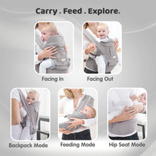1st Step 5 in 1 Hip Seat Baby Carrier (Grey)
