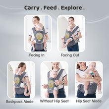 1st Step 5 in 1 Hip Seat Baby Carrier (Grey)