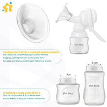 1st Step BPA Manual Breast Pump With Easy 8.5 cm Silicone Massage Cushion & Ergonomic Handle