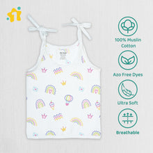 1st Step 100% Soft Muslin Cotton Up Knot Baby Jhabla - 3-6 Months