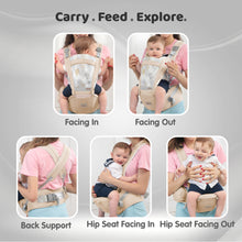 1st Step 5 in 1 Hip Seat Baby Carrier (Cream)