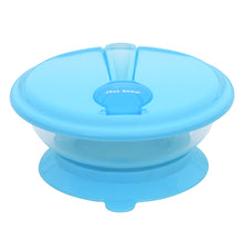1st Step BPA Free Polypropylene Microwave Friendly Feeding Bowl with Spoon (Blue)