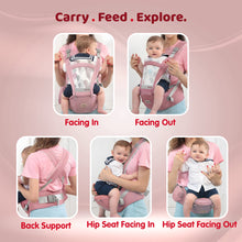 1st Step 5 in 1 Hip Seat Baby Carrier (Red)