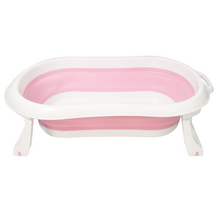 1st Step Folding Bath Tub with Temperature Sensitive Plug and Anti-Skid Base for Kids of 0 to 3 Years Up to 20 Kgs Weight Capacity  (Small, Pink)