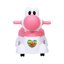 1st Step Musical Baby Toilet/Potty Trainer/Seat With Removable Tray, Wheels & Closing Lid (Pink)