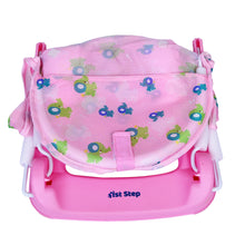 1st Step Baby Bather with 3 Level Recline and Anti-Skid Base (Pink)