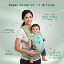 1st Step 5 in 1 Hip Seat Baby Carrier (Green)