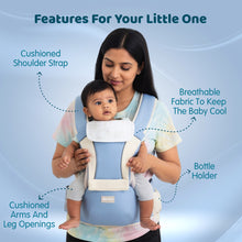 1st Step 5 in 1 Hip Seat Baby Carrier With Waist Support Tightener (Blue)