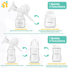 1st Step BPA Manual Breast Pump With Easy 8.5 cm Silicone Massage Cushion & Ergonomic Handle