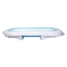 1st Step Folding Bath Tub with Temperature Sensitive Plug and Anti-Skid Base for Kids of 0 to 3 Years Up to 20 Kgs Weight Capacity (Large, Blue)