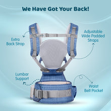 1st Step 5 in 1 Hip Seat Baby Carrier (Blue)