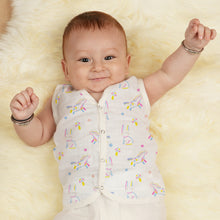 1st Step 100% Soft Muslin Cotton Snap Button Baby Jhabla - Pack Of 3 - 6-9 Months