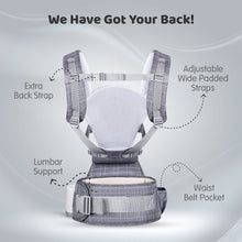 1st Step 5 in 1 Hip Seat Baby Carrier (Grey)