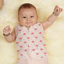 1st Step 100% Soft Muslin Cotton Snap Button Baby Jhabla - Pack Of 3 - 0-3 Months
