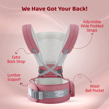 1st Step 5 in 1 Hip Seat Baby Carrier (Red)