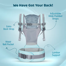 1st Step 5 In 1 Hip Seat Baby Carrier - Blue
