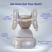 1st Step 5 in 1 Hip Seat Baby Carrier With Waist Support Tightener (Grey)