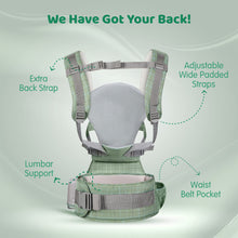1st Step 5 in 1 Hip Seat Baby Carrier (Green)
