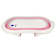 1st Step Folding Bath Tub with Temperature Sensitive Plug and Anti-Skid Base for Kids of 0 to 3 Years Up to 20 Kgs Weight Capacity  (Small, Pink)