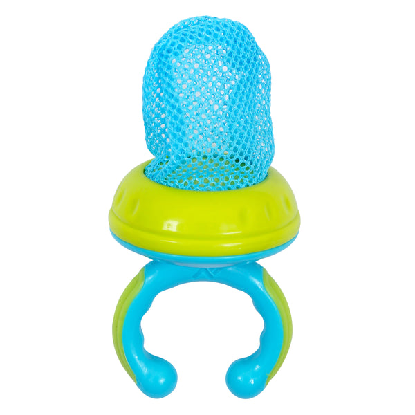 1st Step BPA Free Fruit and Food Nibbler and Feeder with 2 Mesh (Blue)