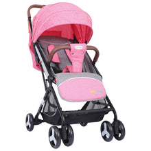 1st Step Aura Stroller with Portable Travel Friendly Trolley and Compact Fold (Pink)
