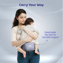 1st Step 5 in 1 Hip Seat Baby Carrier With Waist Support Tightener (Grey)