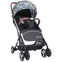 1st Step Aura Stroller with Portable Travel Friendly Trolley and Compact Fold (Grey Printed)