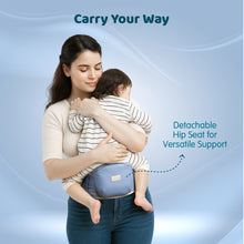 1st Step 5 in 1 Hip Seat Baby Carrier With Waist Support Tightener (Blue)
