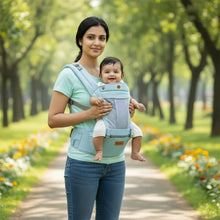 1st Step 5 In 1 Hip Seat Baby Carrier - Blue