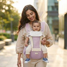 1st Step 5 in 1 Hip Seat Baby Carrier With Waist Support Tightener (Lavender)