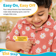 1st Step Baby Boys Printed Muslin Lapel Collar Shirt and Shorts 2 Pcs Clothing Set