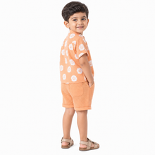 1st Step Baby Boys Printed Muslin Chinese Collar Shirt and Shorts 2 Pcs Clothing Set