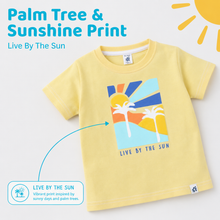 1st Step Printed Half Sleeves Cotton T-Shirt - Yellow