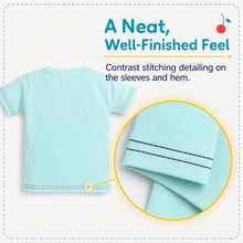 1st Step Printed Half Sleeves Cotton T-Shirt - Green