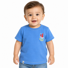 1st Step Printed Half Sleeves Cotton T-Shirt - Blue