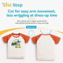 1st Step Printed Half Sleeves Cotton T-Shirt
