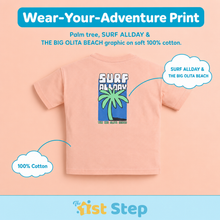 1st Step Printed Half Sleeves Cotton Oversized T-Shirt
