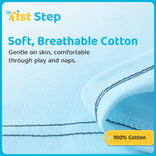 1st Step Printed Half Sleeves Cotton T-Shirt - Blue
