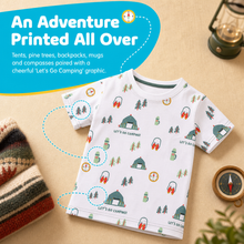 1st Step Printed Half Sleeves Cotton T-Shirt - White