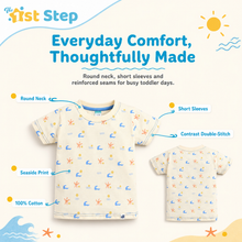 1st Step Printed Half Sleeves Cotton T-Shirt