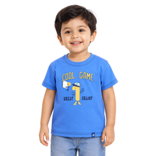 1st Step Printed Half Sleeves Cotton T-Shirt - Blue
