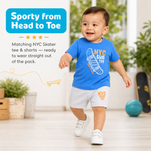1st Step Baby Printed T-Shirt and Shorts Clothing Set