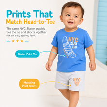1st Step Baby Printed T-Shirt and Shorts Clothing Set