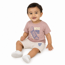 1st Step Baby Printed T-Shirt and Shorts Clothing Set