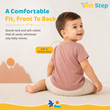 1st Step Baby Boys Printed T-Shirt and Shorts Clothing Set