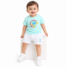 1st Step Baby Printed T-Shirt and Shorts Clothing Set