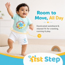 1st Step Baby Printed T-Shirt and Shorts Clothing Set