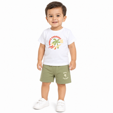 1st Step Baby Printed T-Shirt and Shorts Clothing Set
