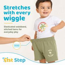 1st Step Baby Printed T-Shirt and Shorts Clothing Set